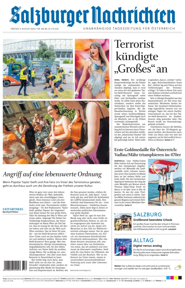 Read full digital edition of Salzburger Nachrichten newspaper from Austria