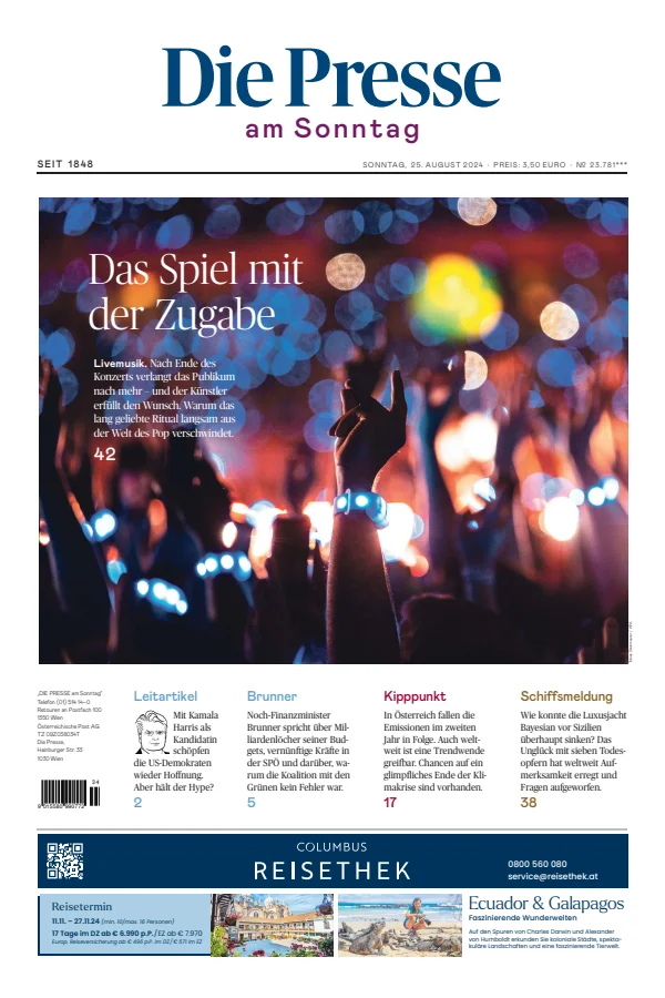 Read full digital edition of Die Presse am Sonntag newspaper from Austria