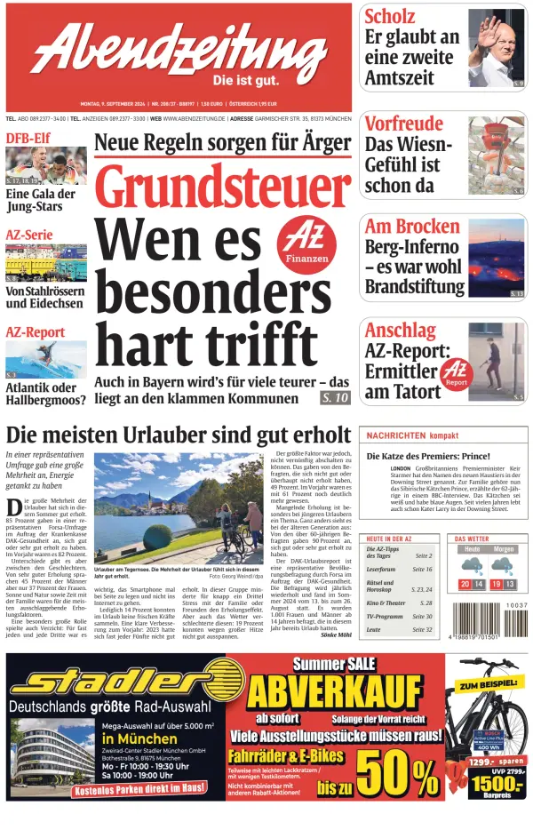 Read full digital edition of Abendzeitung Muenchen newspaper from Germany