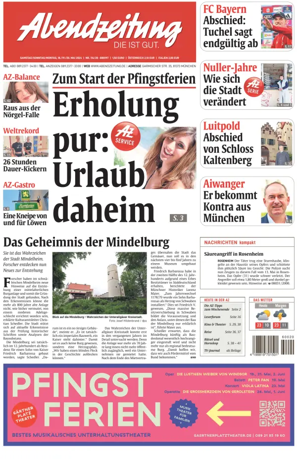 Read full digital edition of Abendzeitung Muenchen newspaper from Germany