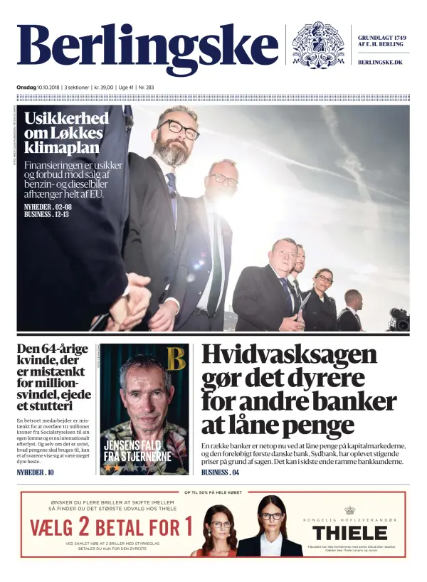 Read full digital edition of Berlingske Tidende newspaper from Denmark