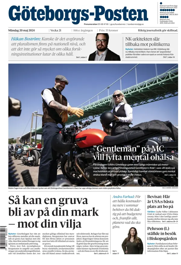Read full digital edition of Goteborgs-Posten newspaper from Sweden