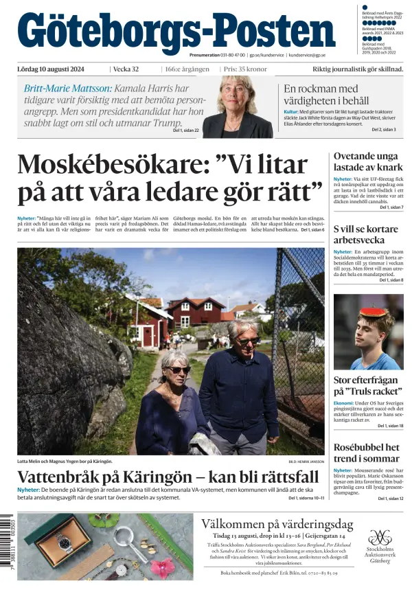 Read full digital edition of Goteborgs-Posten newspaper from Sweden