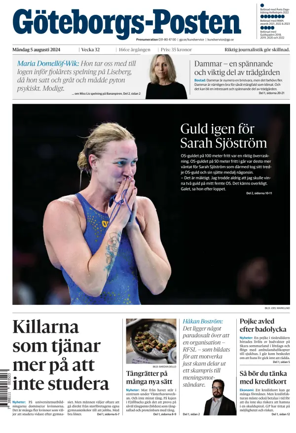 Read full digital edition of Goteborgs-Posten newspaper from Sweden