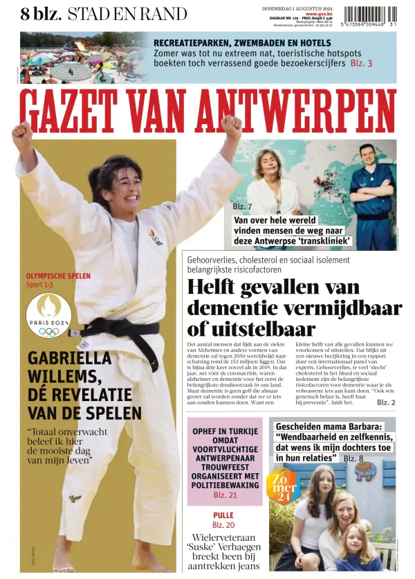 Read full digital edition of Gazet Van Antwerpen Metropool Stad newspaper from Belgium