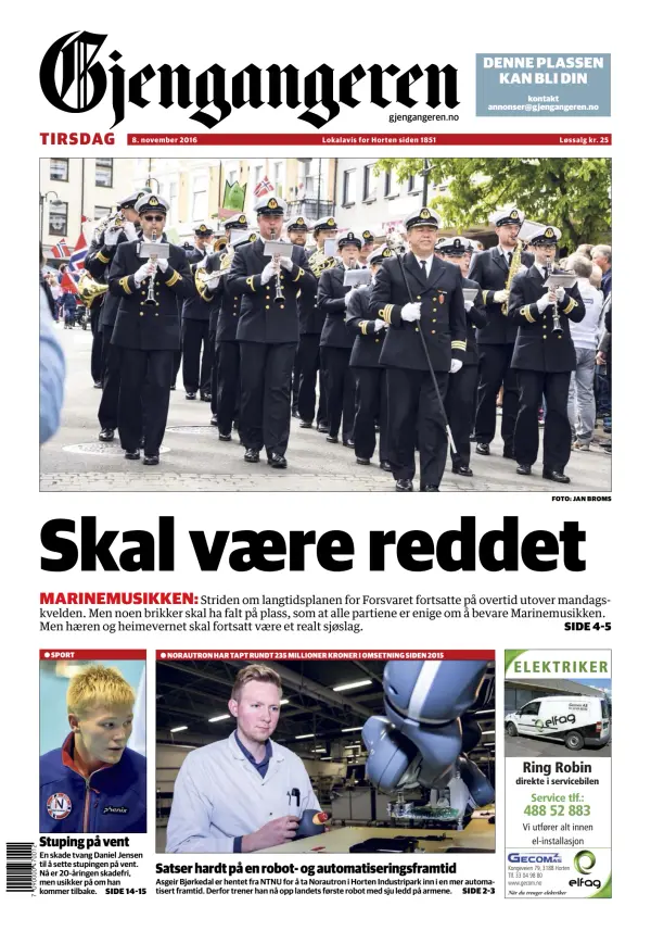 Read full digital edition of Gjengangeren newspaper from Norway
