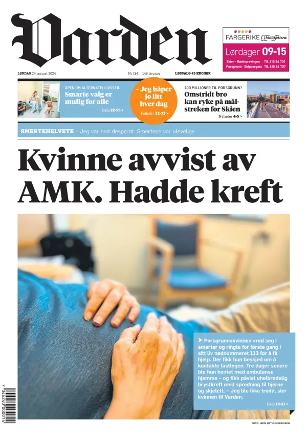 Read full digital edition of Varden newspaper from Norway