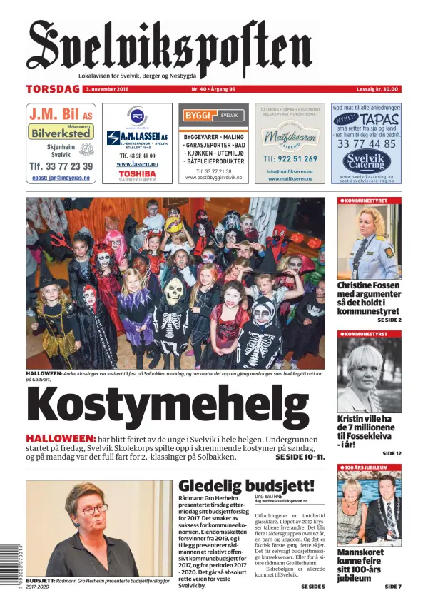 Read full digital edition of Svelviksposten newspaper from Norway