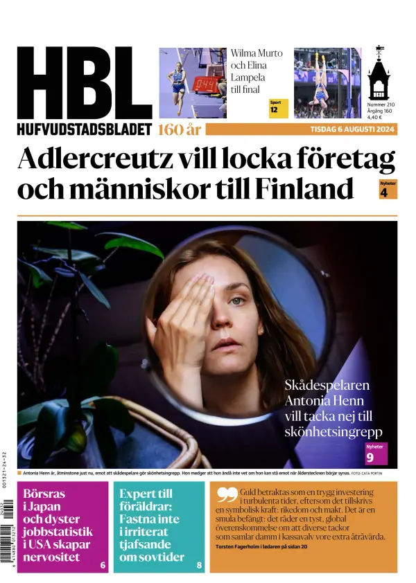 Read full digital edition of Hufvudstadsbladet newspaper from Finland