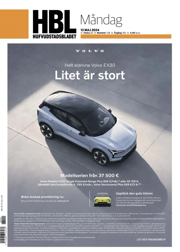 Read full digital edition of Hufvudstadsbladet newspaper from Finland