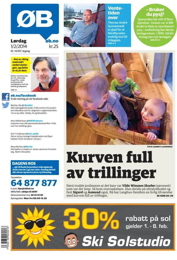 Read full digital edition of Lordagsutgave newspaper from Norway