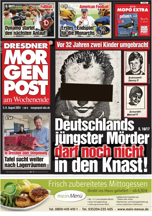 Read full digital edition of Dresdner Morgenpost newspaper from Germany