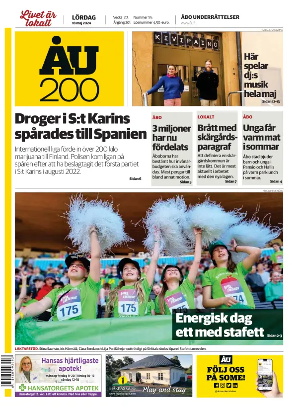 Read full digital edition of Abo Underrattelser newspaper from Finland