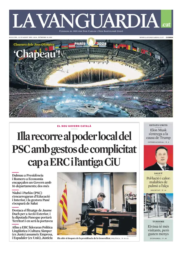 Read full digital edition of La Vanguardia (Catalan) newspaper from Spain