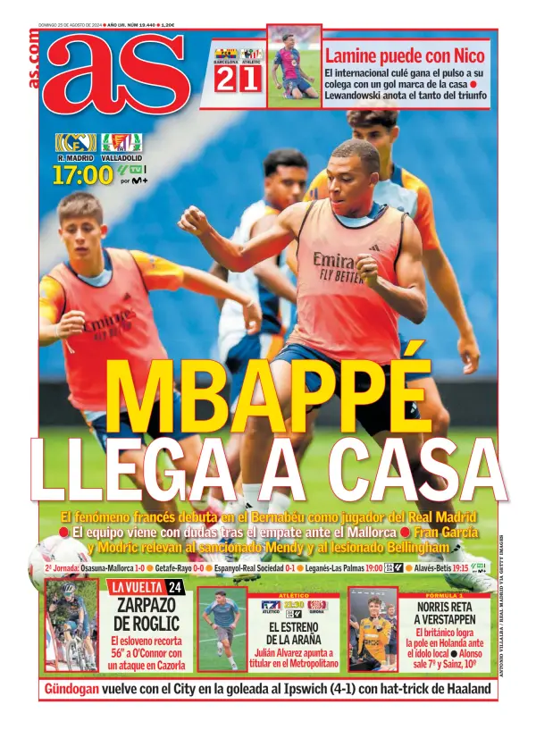 Read full digital edition of Diario As (Baleares) newspaper from Spain