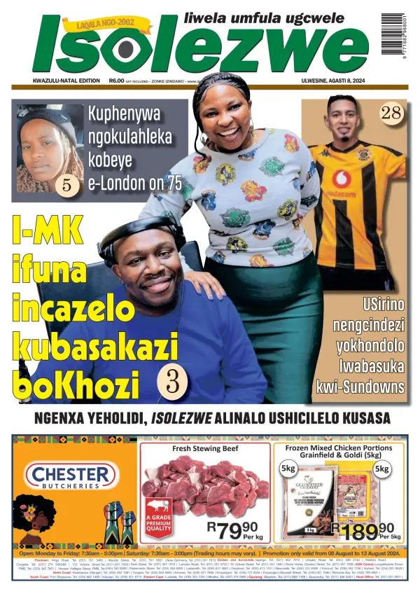 Read full digital edition of Isolezwe newspaper from South Africa