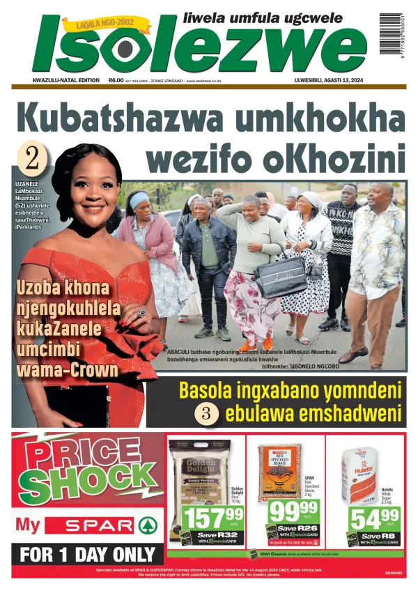 Read full digital edition of Isolezwe newspaper from South Africa