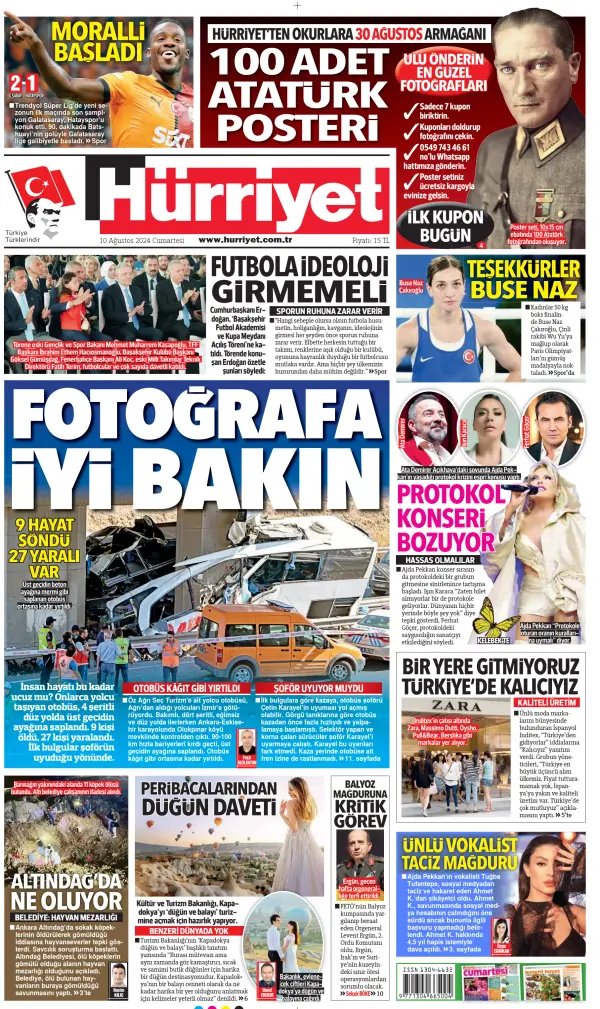 Read full digital edition of Hurriyet Print Edition newspaper from Turkey