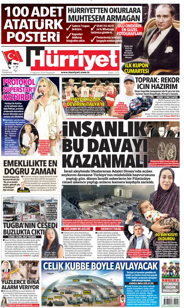 Read full digital edition of Hurriyet Print Edition newspaper from Turkey