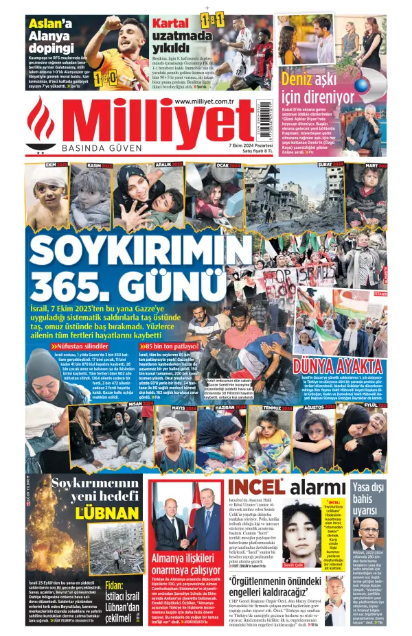 Read full digital edition of Milliyet newspaper from Turkey