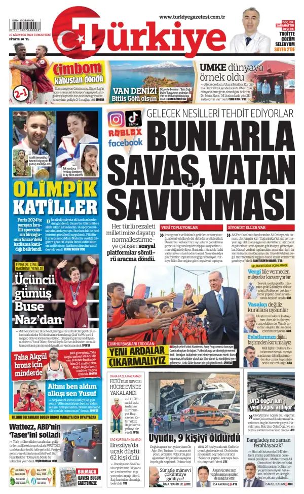 Read full digital edition of Turkiye newspaper from Turkey