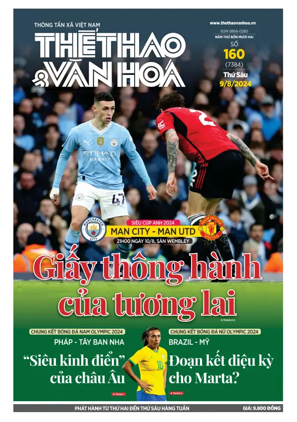 Read full digital edition of The Thao and Van Hoa newspaper from Vietnam