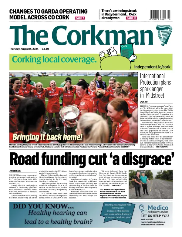 Read full digital edition of The Corkman newspaper from Ireland