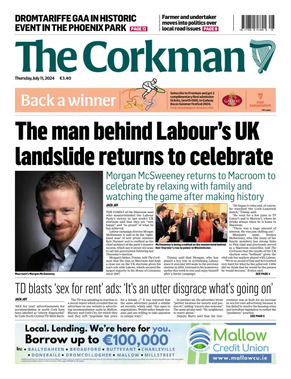 Read full digital edition of The Corkman newspaper from Ireland