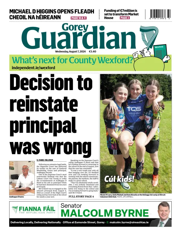 Read full digital edition of Gorey Guardian newspaper from Ireland