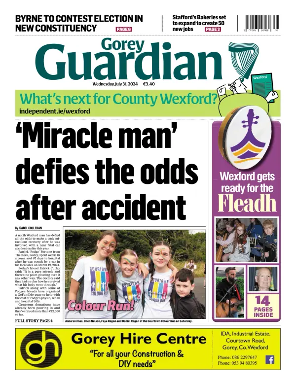 Read full digital edition of Gorey Guardian newspaper from Ireland