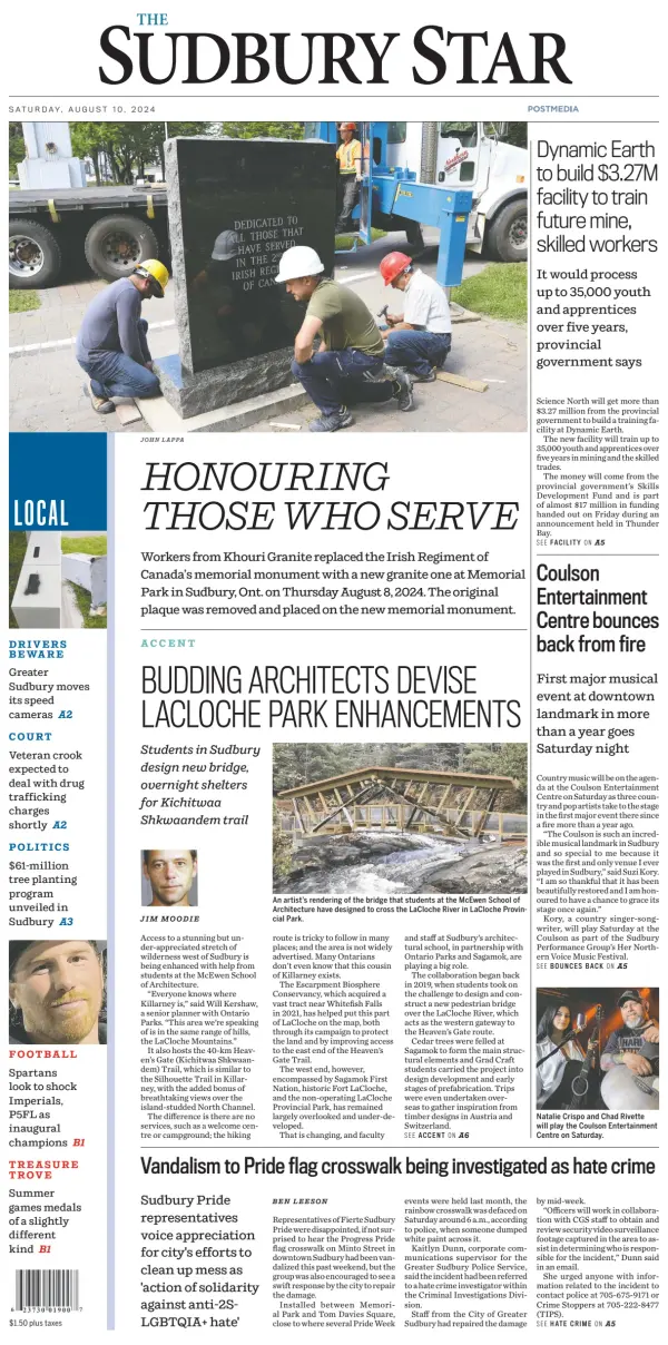 Read full digital edition of The Sudbury Star newspaper from Canada