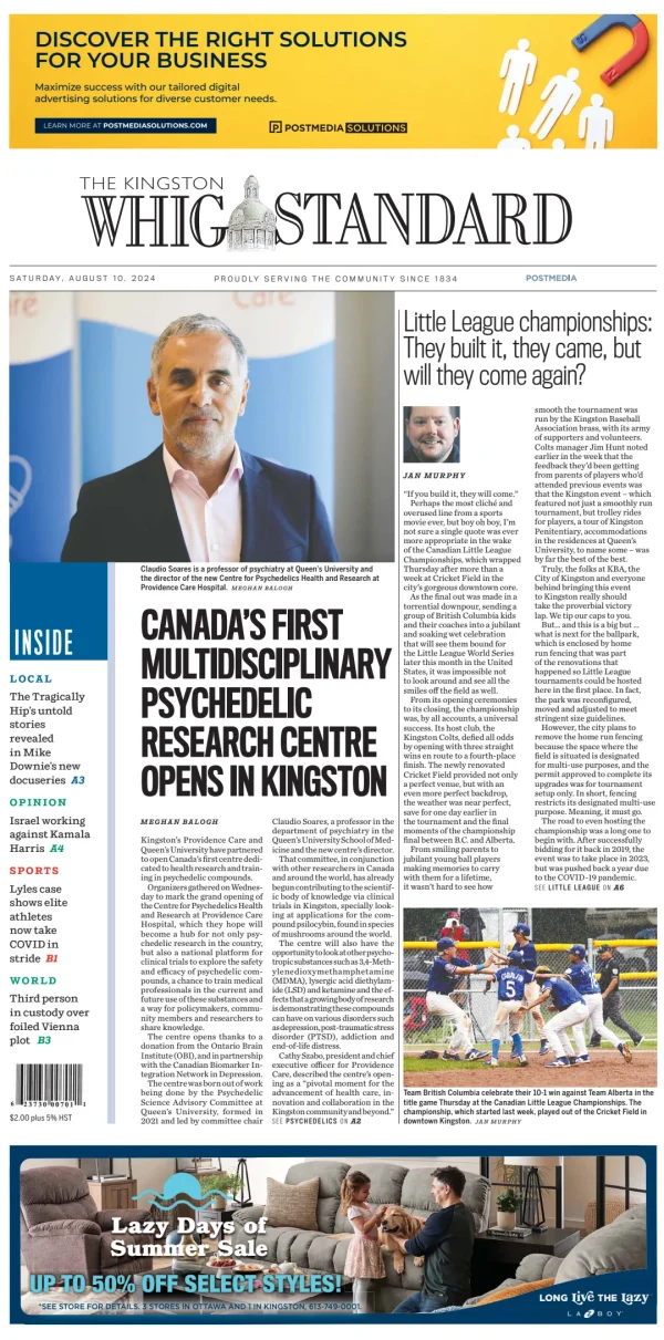 Read full digital edition of Kingston Whig-Standard newspaper from Canada