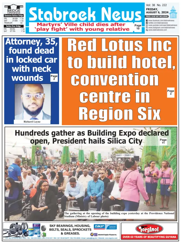 Read full digital edition of Stabroek News newspaper from Guyana