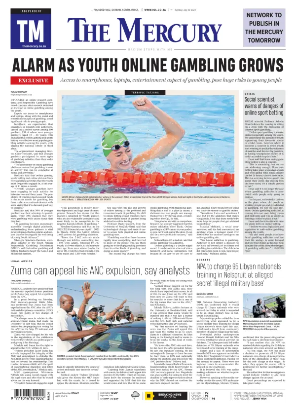 Read full digital edition of The Mercury newspaper from South Africa