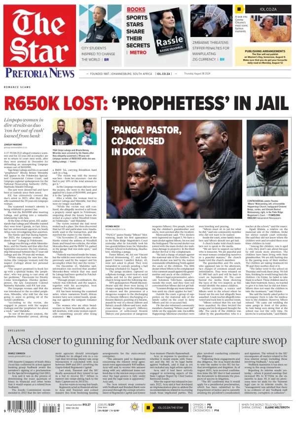 Read full digital edition of The Star Early Edition newspaper from South Africa