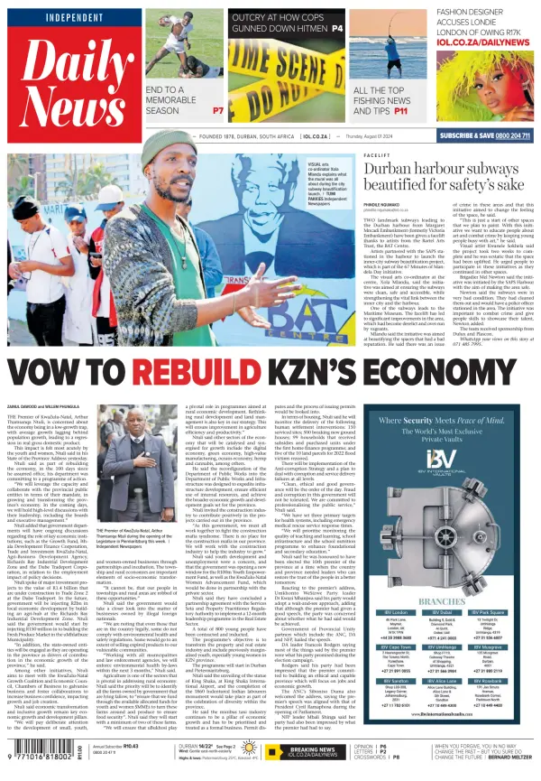 Read full digital edition of Daily News (Durban) newspaper from South Africa