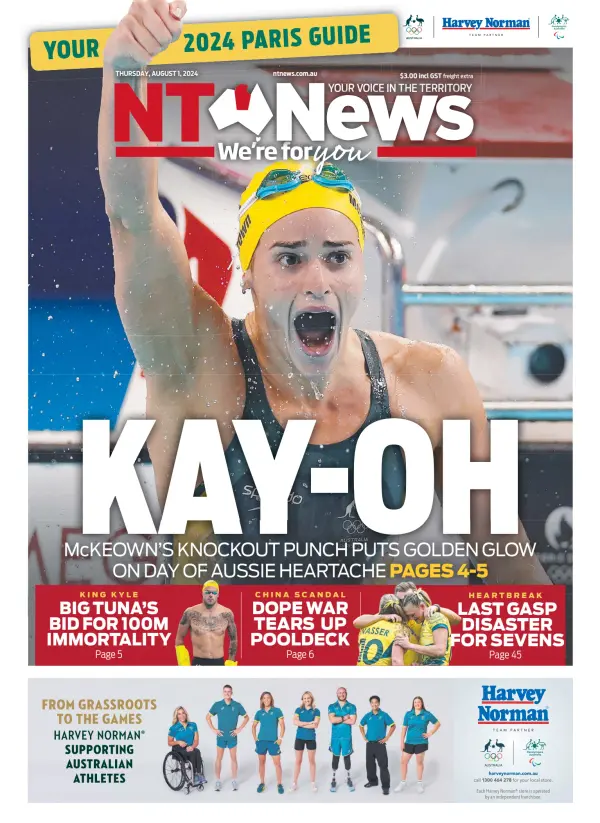 Read full digital edition of Northern Territory News newspaper from Australia