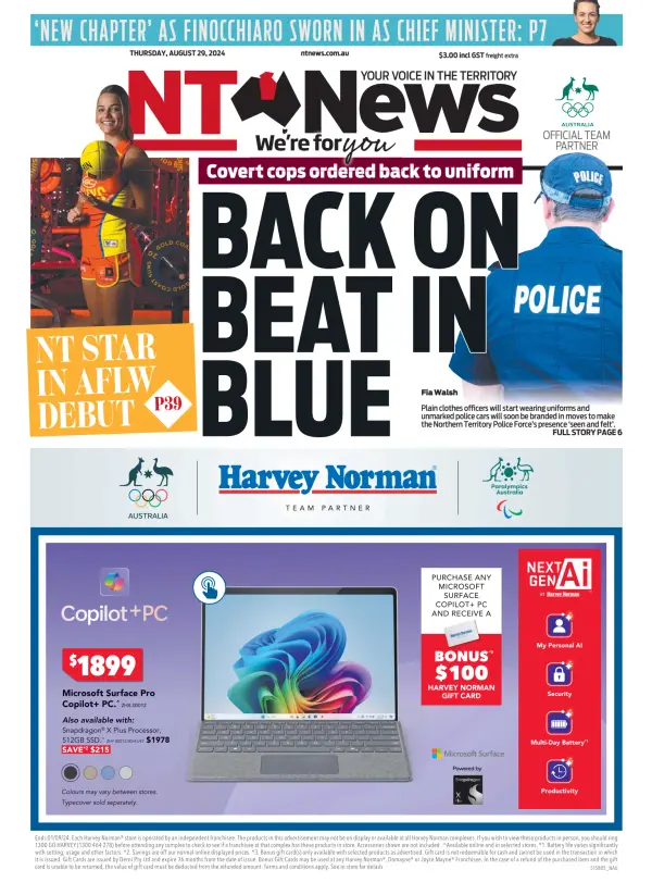 Read full digital edition of Northern Territory News newspaper from Australia