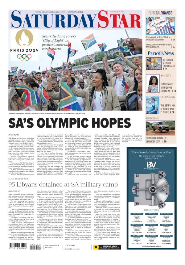 Read full digital edition of Saturday Star newspaper from South Africa