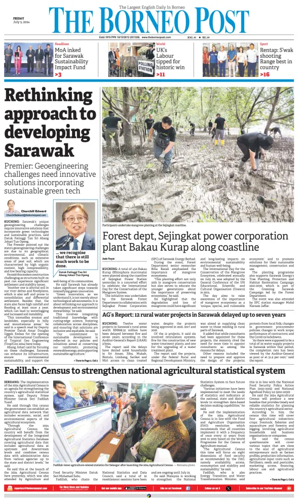 Read full digital edition of The Borneo Post newspaper from Malaysia