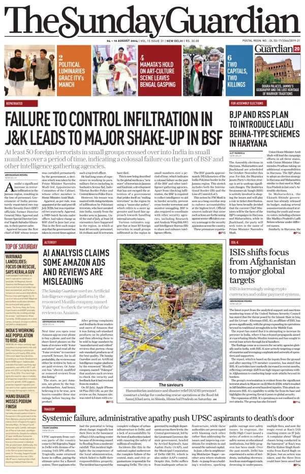 Read full digital edition of The Sunday Guardian newspaper from India