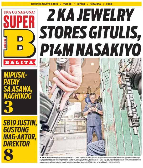 Read full digital edition of SuperBalita Cebu newspaper from Philippines