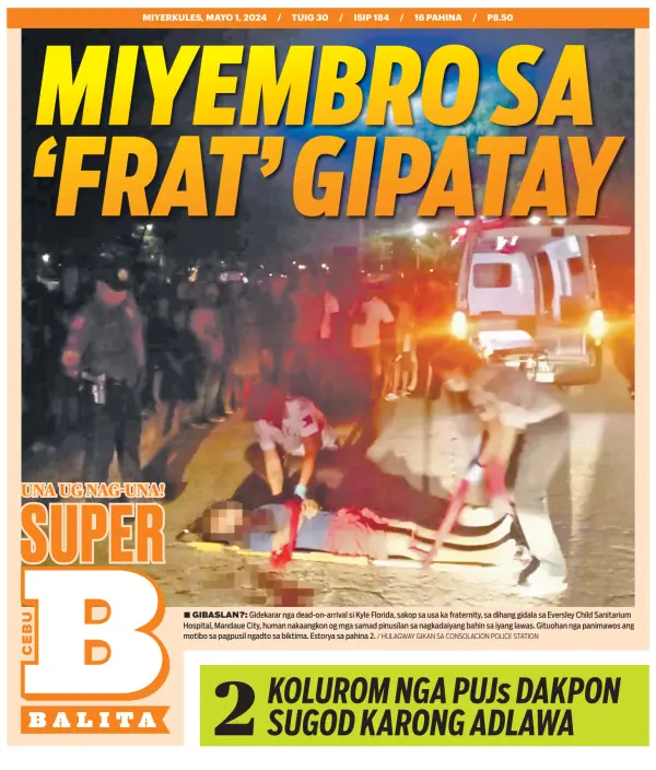 Read full digital edition of SuperBalita Cebu newspaper from Philippines