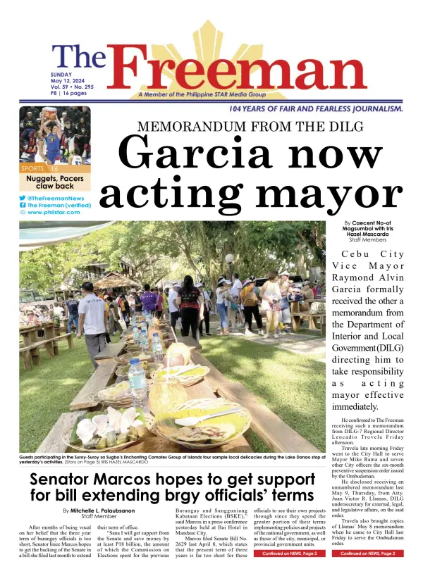 Read full digital edition of The Freeman newspaper from Philippines