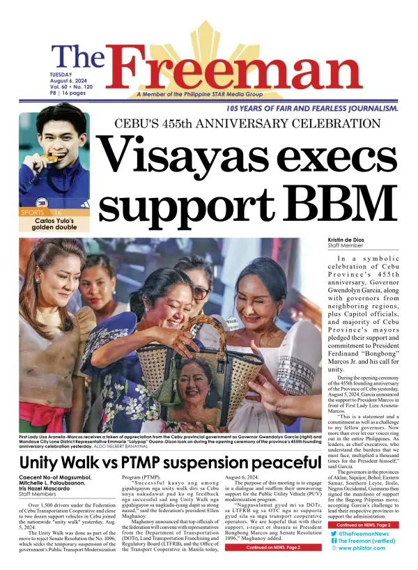 Read full digital edition of The Freeman newspaper from Philippines