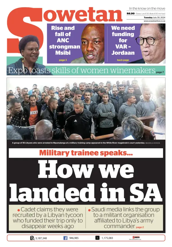 Read full digital edition of Sowetan newspaper from South Africa