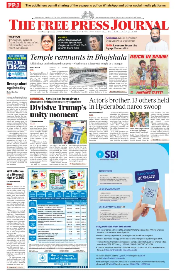 Read full digital edition of The Free Press Journal newspaper from India