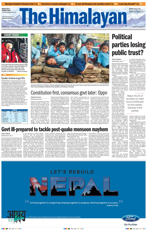 Read full digital edition of The Himalayan Times newspaper from Nepal