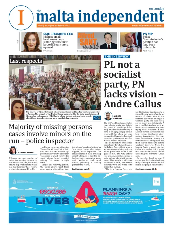 Read full digital edition of The Malta Independent on Sunday newspaper from Malta