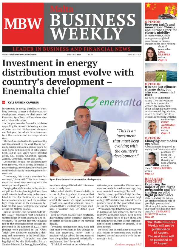 Read full digital edition of The Malta Business Weekly newspaper from Malta